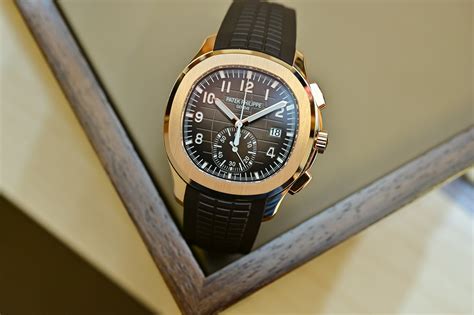 patek philippe aquanaut chronograph rose gold|Patek Philippe aquanaut strap price.